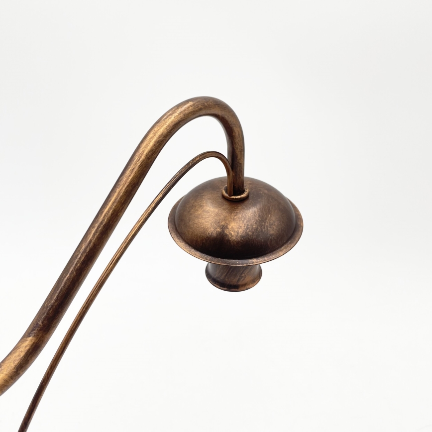 Lustre à chaîne ANTON 8xE14/60W/230V bronze