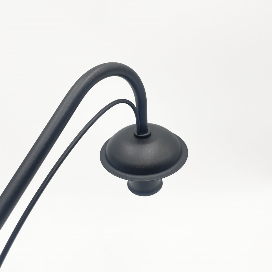 Lustre à chaîne ANTON 8xE14/60W/230V noir