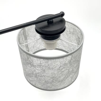 Lustre à chaîne ROSA 5xE27/60W/230V noir/gris