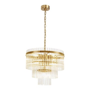 Lustre à chaîne SABRINA 7xE14/40W/230V doré