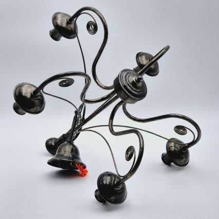 Lustre avec chaîne DONATO 5xE14/40W/230V