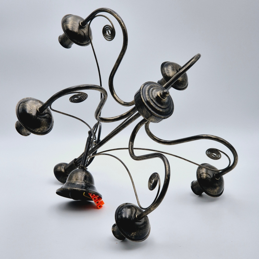 Lustre avec chaîne DONATO 5xE14/40W/230V