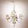 Lustre avec chaîne ROMANCE 3xE14/40W/230V or