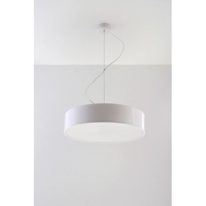 Lustre avec fil ARENA 45 3xE27/60W/230V blanc