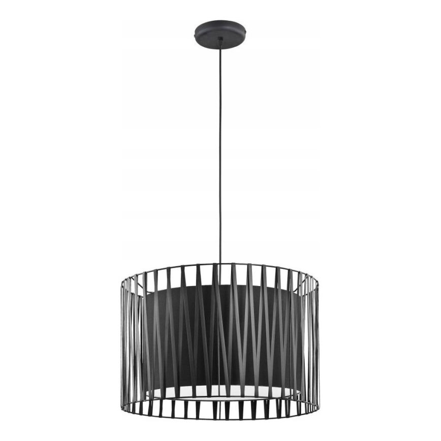 Lustre avec fil HARMONY BLACK 3xE27/60W/230V