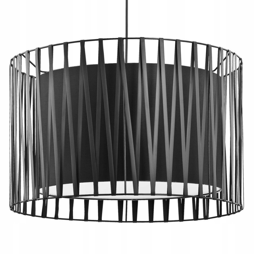 Lustre avec fil HARMONY BLACK 3xE27/60W/230V