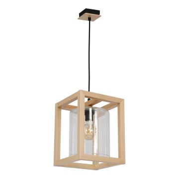 Lustre avec fil LEGNO 1xE27/60W/230V