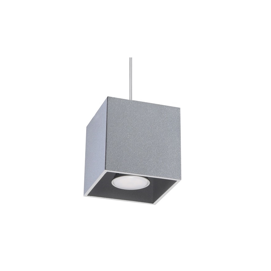 Lustre avec fil QUAD 1 1xGU10/40W/230V gris
