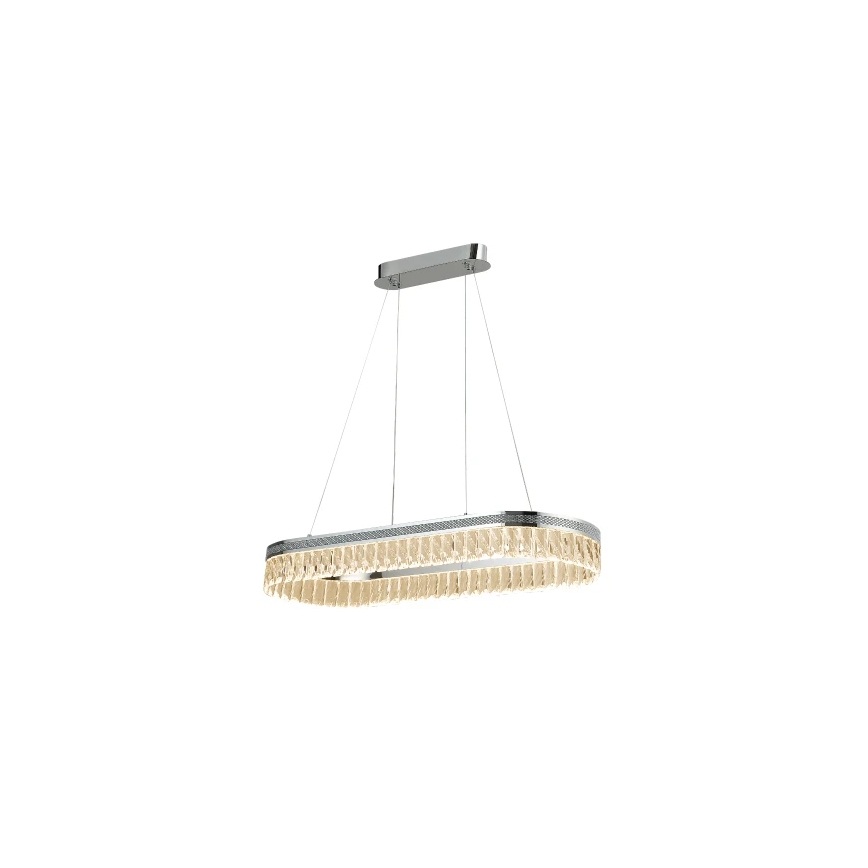 Lustre LED dimmable en cristal sur câble THALIA LED/50W/230V 3000-6000K + télécommande