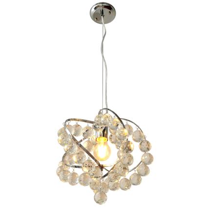 Lustre en cristal avec fil VIOLETA 1xE27/15W/230V