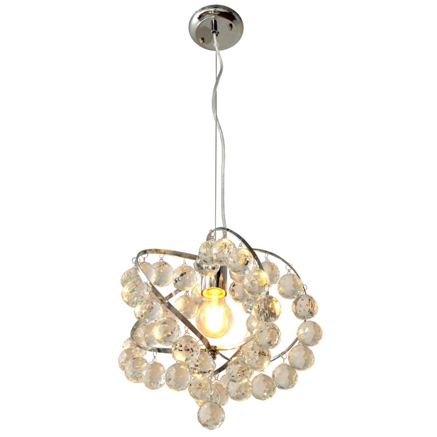 Lustre en cristal avec fil VIOLETA 1xE27/15W/230V