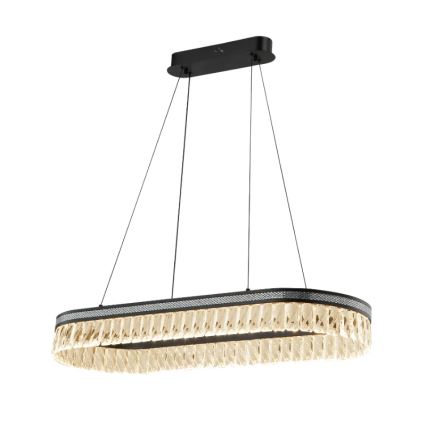 Lustre LED en cristal dimmable sur câble THALIA LED/50W/230V 3000-6000K + télécommande