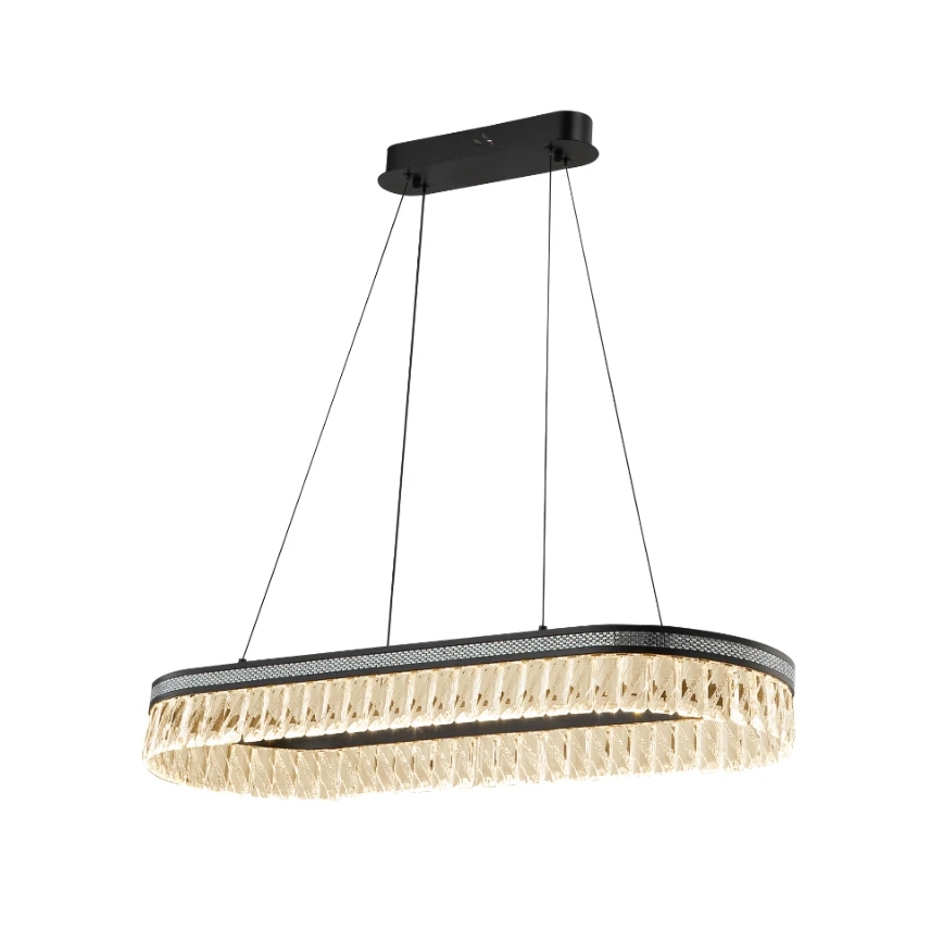 Lustre LED en cristal dimmable sur câble THALIA LED/50W/230V 3000-6000K + télécommande