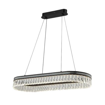 Lustre LED en cristal dimmable sur câble THALIA LED/50W/230V 3000-6000K + télécommande