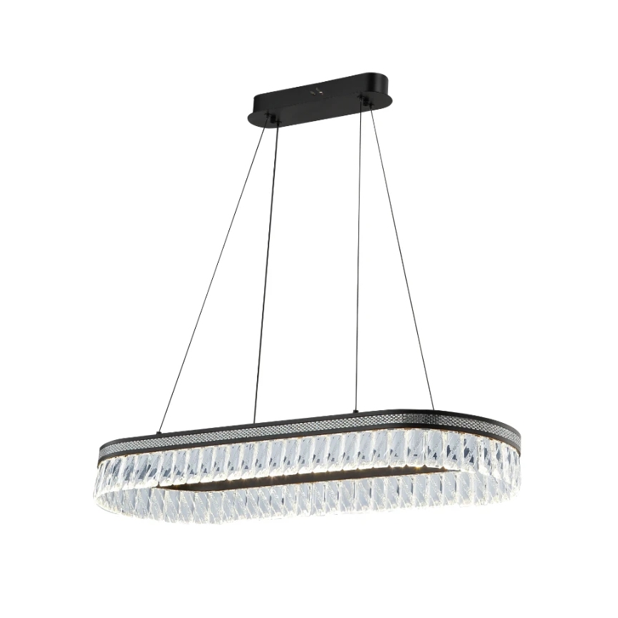 Lustre LED en cristal dimmable sur câble THALIA LED/50W/230V 3000-6000K + télécommande