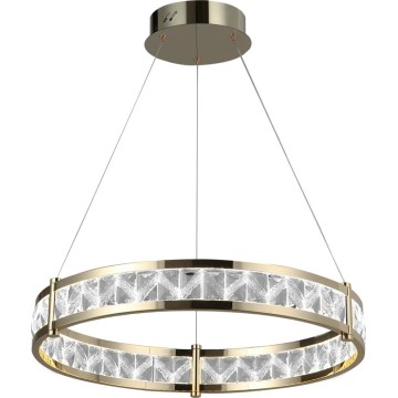 Lustre en cristal LED dimmable sur câble ENRIQUE LED/40W//230V 3000-6000K Ø 60 cm + télécommande