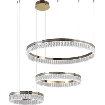 Lustre en cristal LED dimmable sur câble THALIA LED/120W/230V 3000-6000K + télécommande