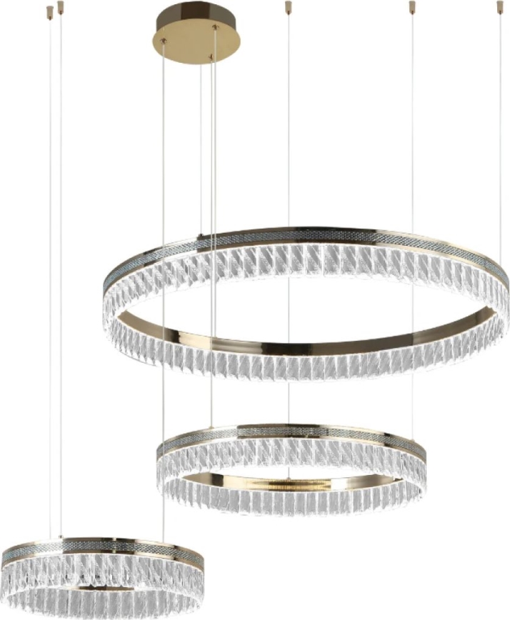Lustre en cristal LED dimmable sur câble THALIA LED/120W/230V 3000-6000K + télécommande