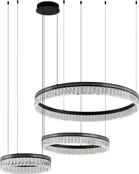 Lustre en cristal LED dimmable sur câble THALIA LED/120W/230V 3000-6000K + télécommande