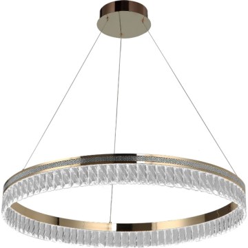 Lustre en cristal LED dimmable sur câble THALIA LED/55W/230V 3000–6000K Ø 80 cm + télécommande