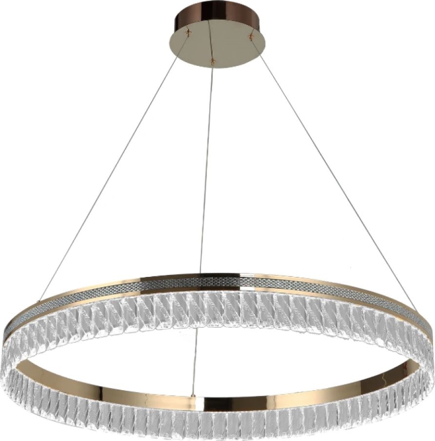 Lustre en cristal LED dimmable sur câble THALIA LED/55W/230V 3000–6000K Ø 80 cm + télécommande