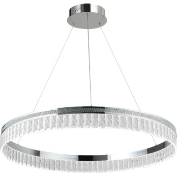 Lustre en cristal LED dimmable sur câble THALIA LED/55W/230V 3000-6000K Ø 80 cm + télécommande