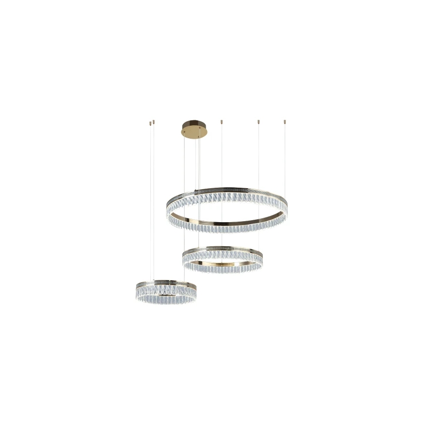 Lustre en cristal LED dimmable sur câble THALIA LED/120W/230V 3000-6000K + télécommande