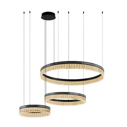 Lustre en cristal LED dimmable sur câble THALIA LED/120W/230V 3000-6000K + télécommande