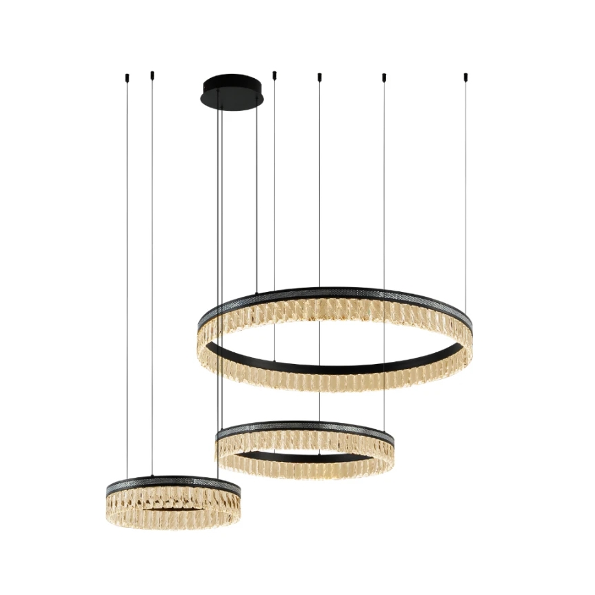 Lustre en cristal LED dimmable sur câble THALIA LED/120W/230V 3000-6000K + télécommande