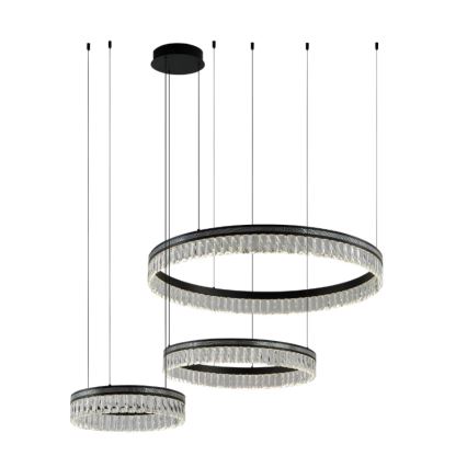Lustre en cristal LED dimmable sur câble THALIA LED/120W/230V 3000-6000K + télécommande