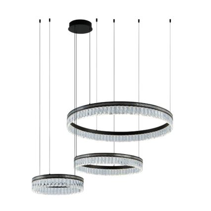 Lustre en cristal LED dimmable sur câble THALIA LED/120W/230V 3000-6000K + télécommande