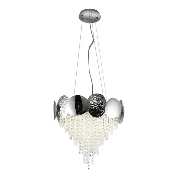 Lustre en cristal sur fil LORD 8xGU10/50W/230V