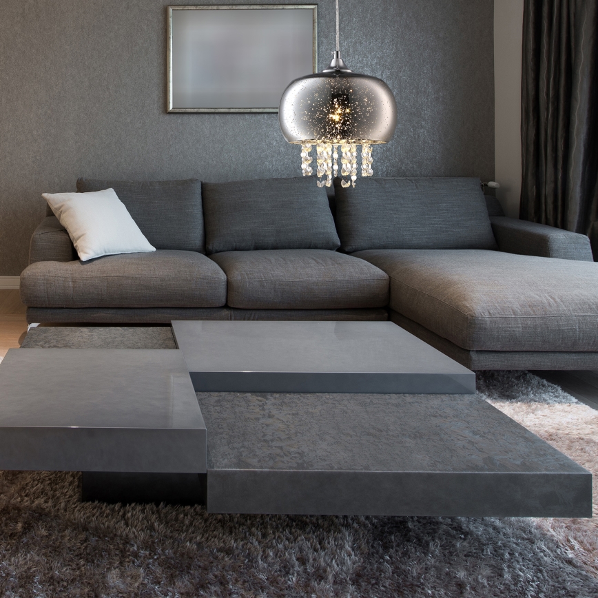 Lustre en cristal sur fil STARLIGHT 1xE14/40W/230V
