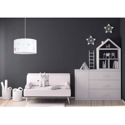 Lustre enfant DRUKI 1xE27/60W/230V