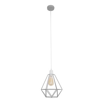 Lustre KARO 1xE27/15W/230V gris
