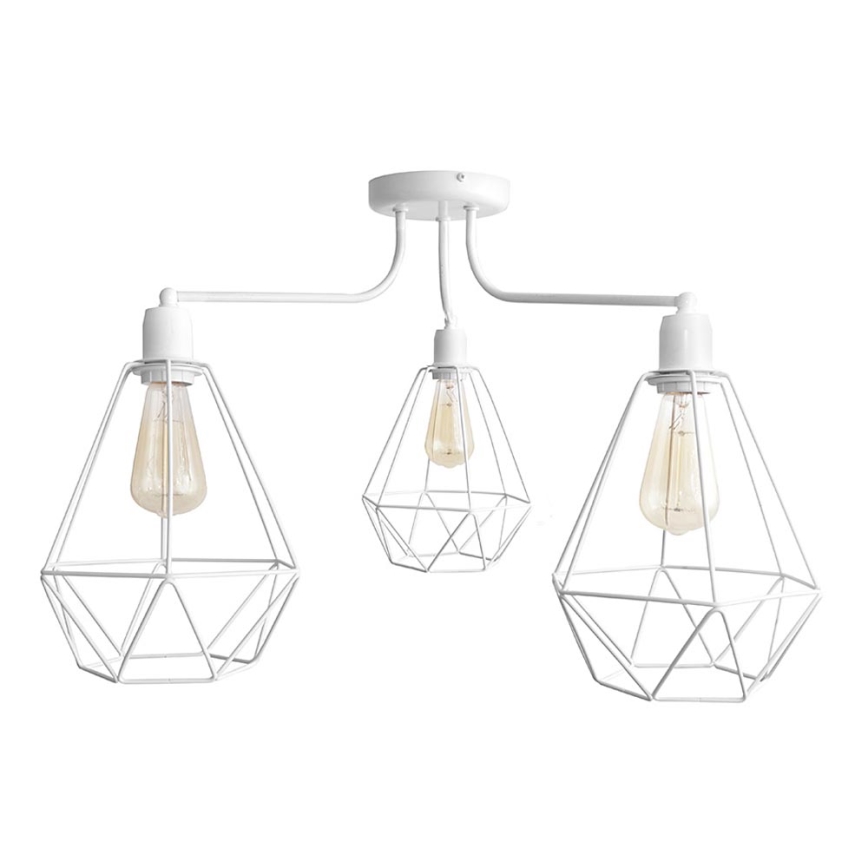 Lustre KARO 3xE27/15W/230V blanc