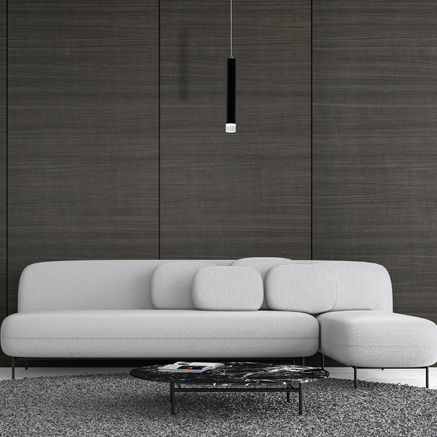 Lustre LED avec fil CARBON LED/5W/230V