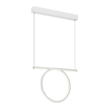Lustre LED avec fil LOOP LED/20W/230V blanc