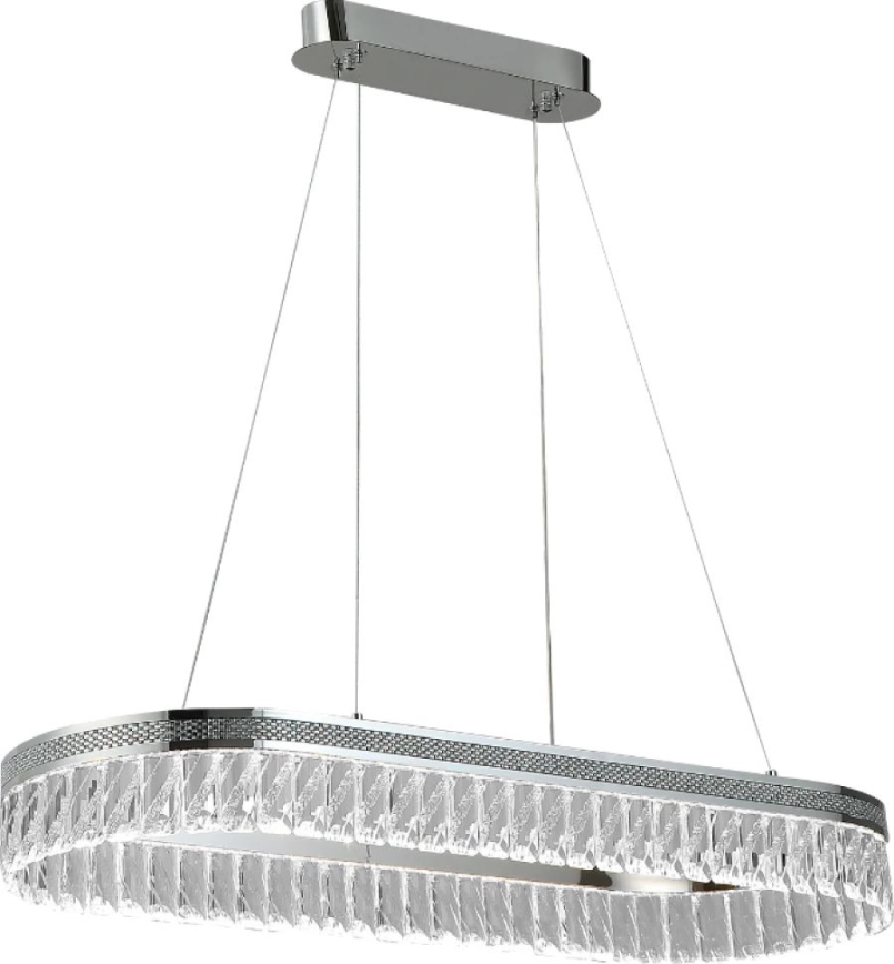 Lustre LED dimmable en cristal sur câble THALIA LED/50W/230V 3000-6000K + télécommande