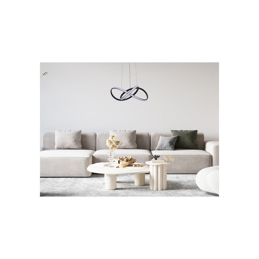 Lustre LED dimmable sur câble LED/65W/230V 3000-6500K Ø 49 cm + télécommande