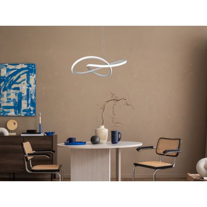 Suspension LED dimmable sur câble 65W/230V 3000-6500K Ø 49 cm + télécommande