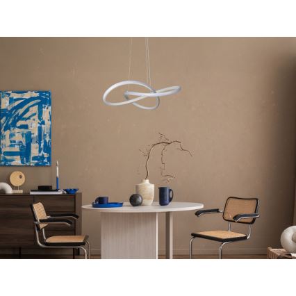 Suspension LED dimmable sur câble 65W/230V 3000-6500K Ø 49 cm + télécommande