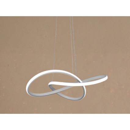 Suspension LED dimmable sur câble 65W/230V 3000-6500K Ø 49 cm + télécommande