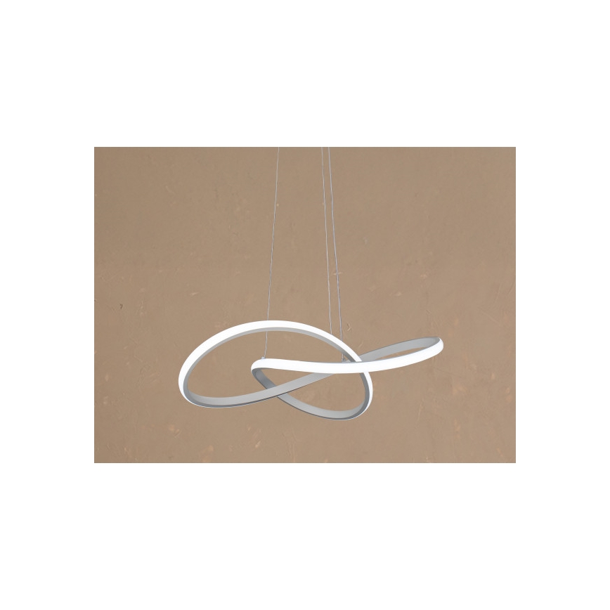 Suspension LED dimmable sur câble 65W/230V 3000-6500K Ø 49 cm + télécommande
