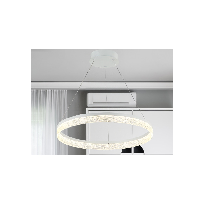Suspension LED dimmable sur câble ALIANZ LED/60W/230V 3000–6000K Ø 80 cm + télécommande