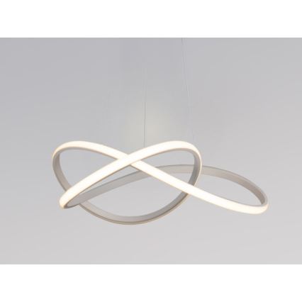 Suspension LED dimmable sur câble, 85 W, 230 V, 3000–6500 K, Ø 60 cm, avec télécommande