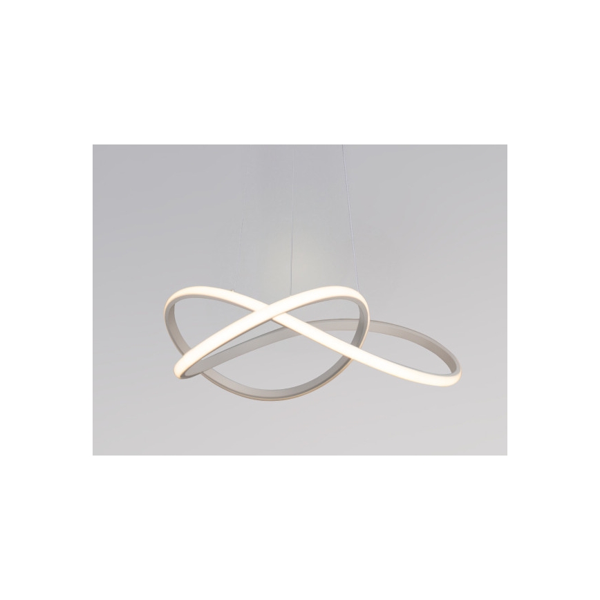 Suspension LED dimmable sur câble, 85 W, 230 V, 3000–6500 K, Ø 60 cm, avec télécommande