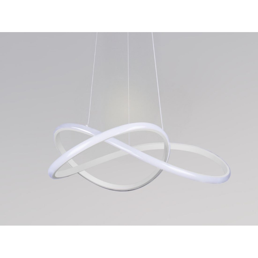 Suspension LED dimmable sur câble, 85 W, 230 V, 3000–6500 K, Ø 60 cm, avec télécommande