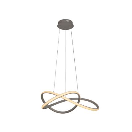 Suspension LED dimmable sur câble, 85 W, 230 V, 3000–6500 K, Ø 60 cm, avec télécommande