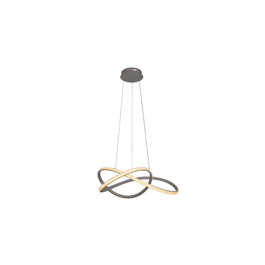 Suspension LED dimmable sur câble, 85 W, 230 V, 3000–6500 K, Ø 60 cm, avec télécommande